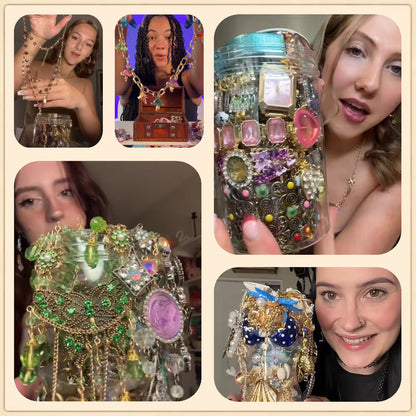 🎄✨Last Day 49% OFF✨ Mystery Jewelry Jar – Curated Sparkle Collection for a Beautiful Surprise
