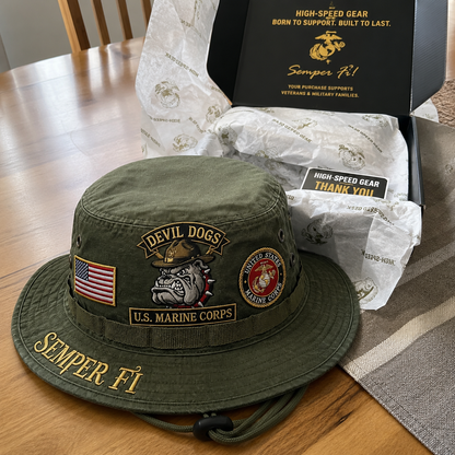 Last Day Promo: 43% OFF -🐾U.S. Marine Corps Devil Dogs Tribute Boonie Hat