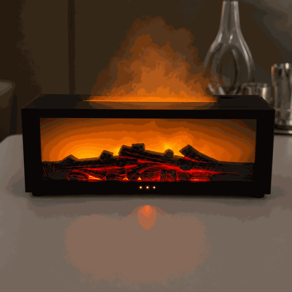 🔥Dance with Flames. Sleep in Serenity— Fireplace Flame Humidifier 🌙
