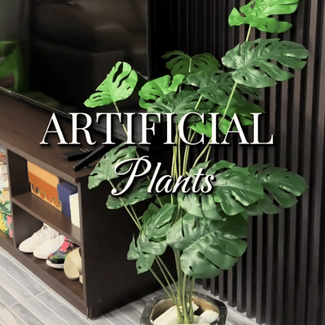 🔥Last Day 75% OFF🌿 Artificial Monstera & Banana Leaf Plant Pot– Lush Tropical Decor ✨