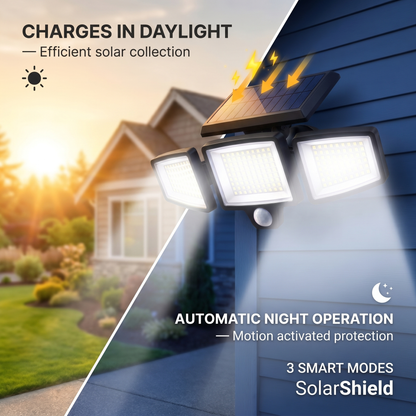 Outdoor Solar Powered Security Light