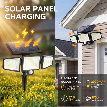 Outdoor Solar Powered Security Light
