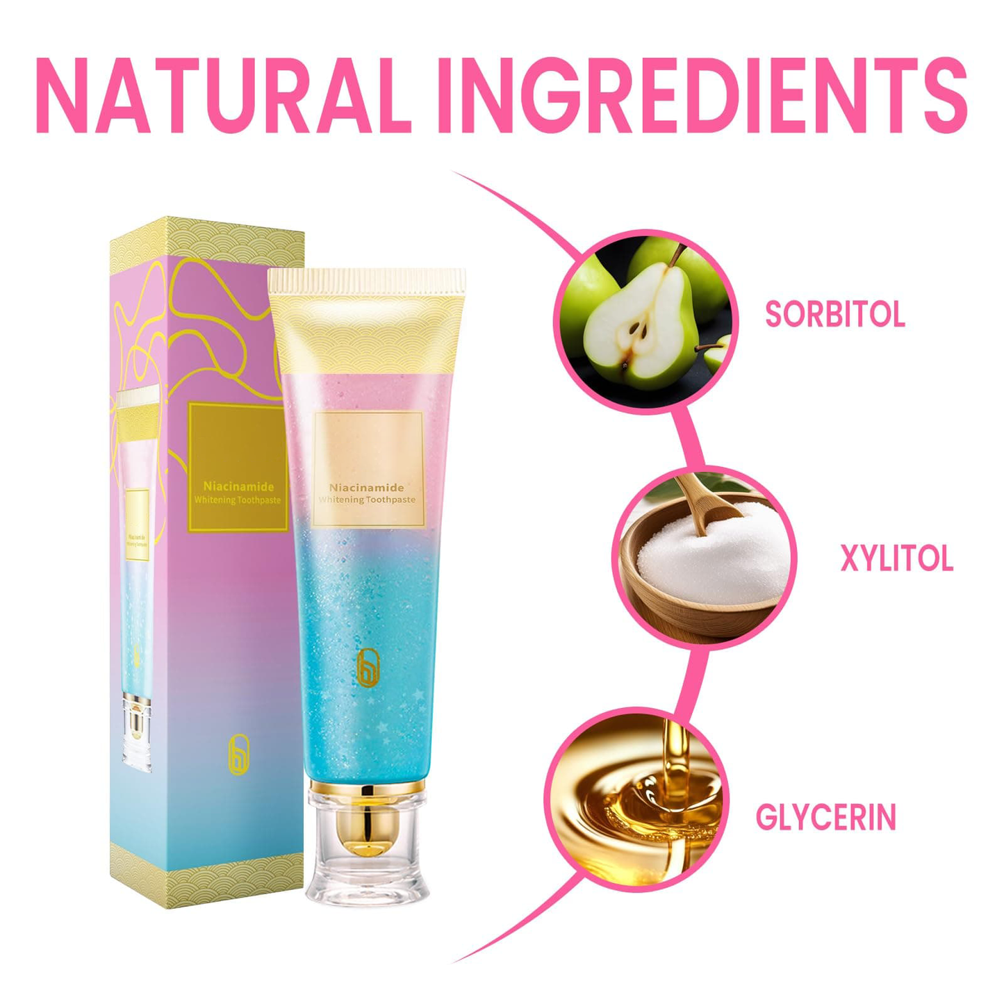 🔥Final 3 Hours: 60% OFF Triple Fluoride-Free Whitening Niacinamide Toothpaste