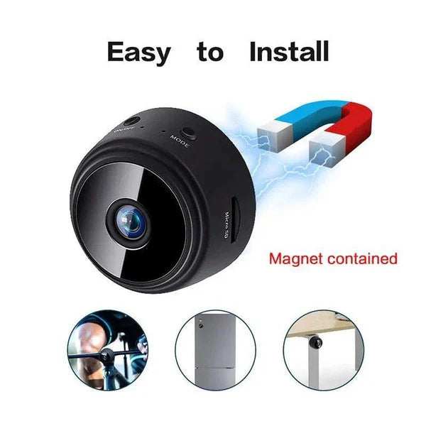 🔥 Hot Sale📷 Mini WiFi Security Camera — 1080P HD with Magnetic Mount