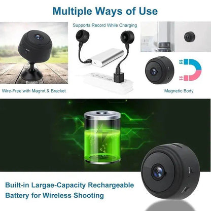 🔥 Hot Sale📷 Mini WiFi Security Camera — 1080P HD with Magnetic Mount