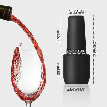 Silicone Wine Stoppers - Reusable Sparkling Wine Bottle Stopper