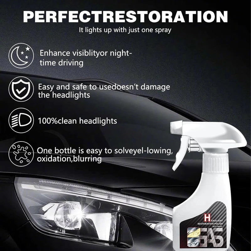 🔥👍 Limited Stock 50% OFF A Mechanic’s Secret Spray - Headlight Restoration Spray