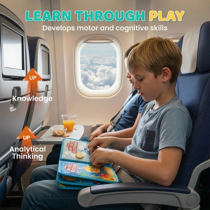 🧠 Montessori Ocean Quiet Book🌊 Develop Skills Through Play