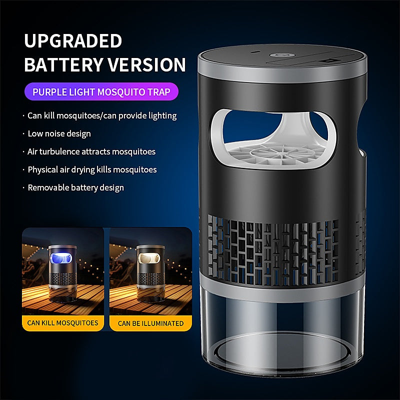 🔥 50% OFF Indoor Flying Insect Trap – Light & Suction Bug Catcher