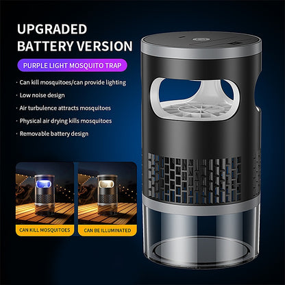 🔥 50% OFF Indoor Flying Insect Trap – Light & Suction Bug Catcher
