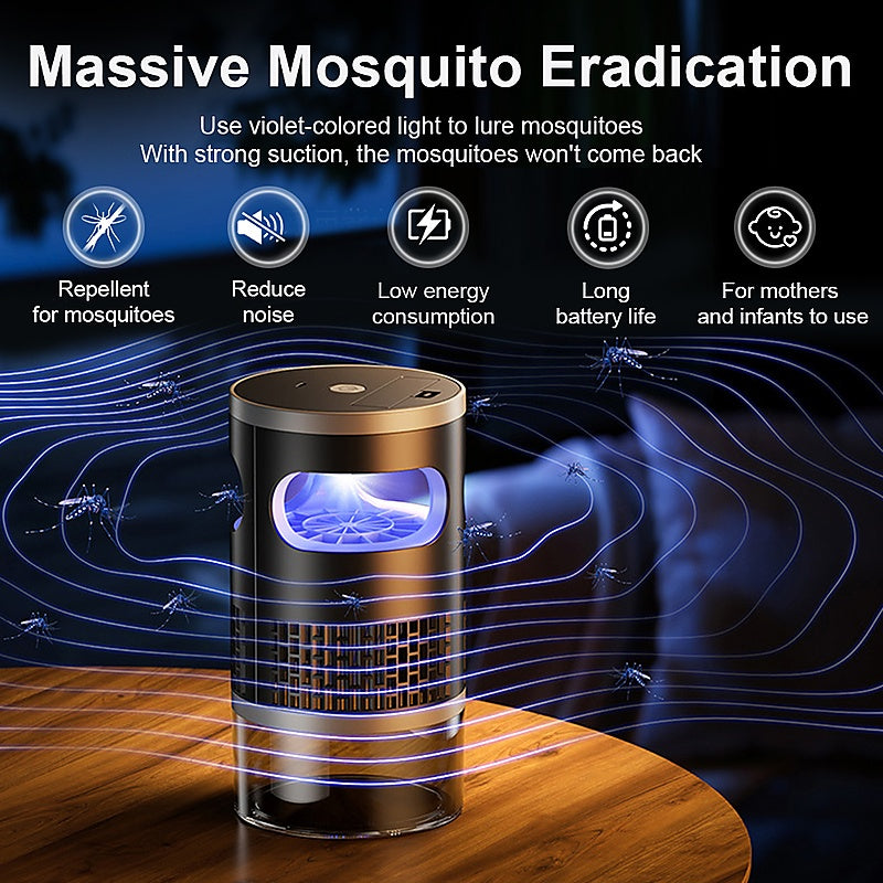 🔥 50% OFF Indoor Flying Insect Trap – Light & Suction Bug Catcher