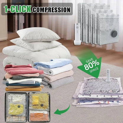 🥳2026 HOT SALE💥50% OFF NOW✨Cordless Travel Vacuum Storage Compression Bag Set