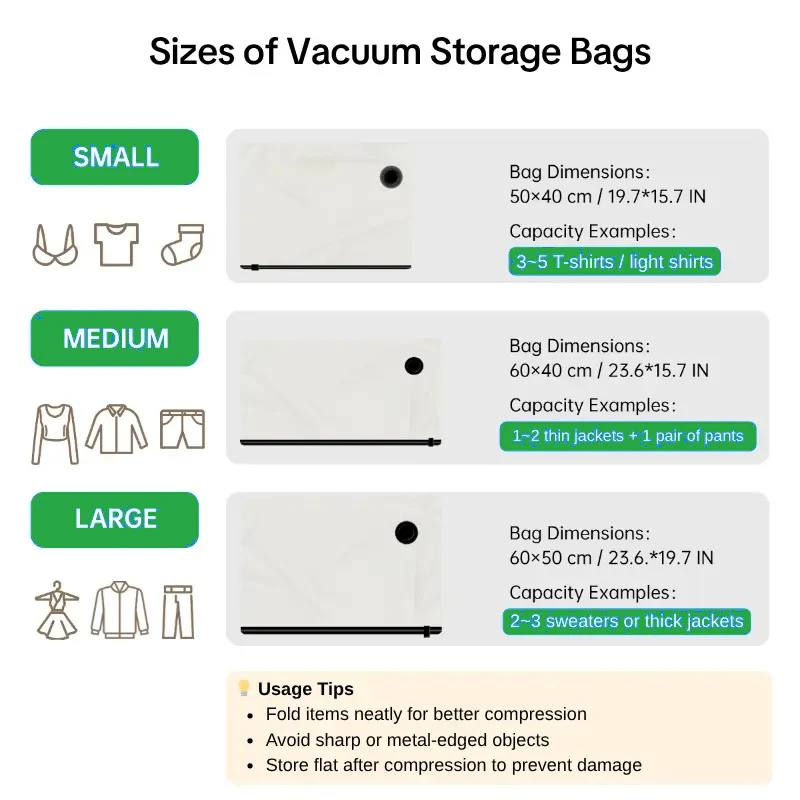 🥳2026 HOT SALE💥50% OFF NOW✨Cordless Travel Vacuum Storage Compression Bag Set