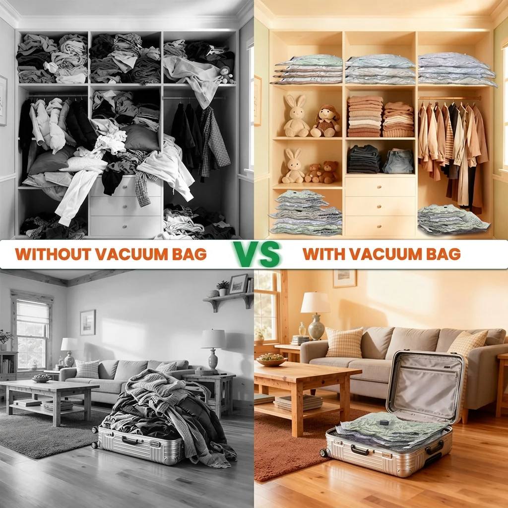 🥳2026 HOT SALE💥50% OFF NOW✨Cordless Travel Vacuum Storage Compression Bag Set