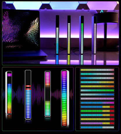 ⏰Wireless Sound Activated RGB Light Bar