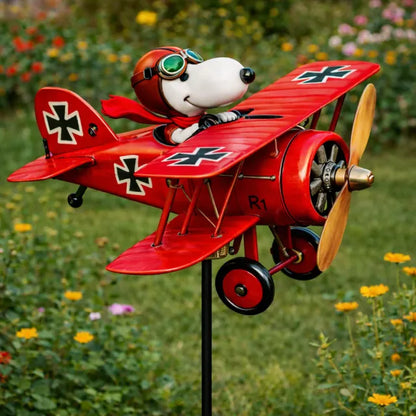 🌬️🦅250th USA Pilot Windmill Decor – Vintage Metal Garden Art Ornament
