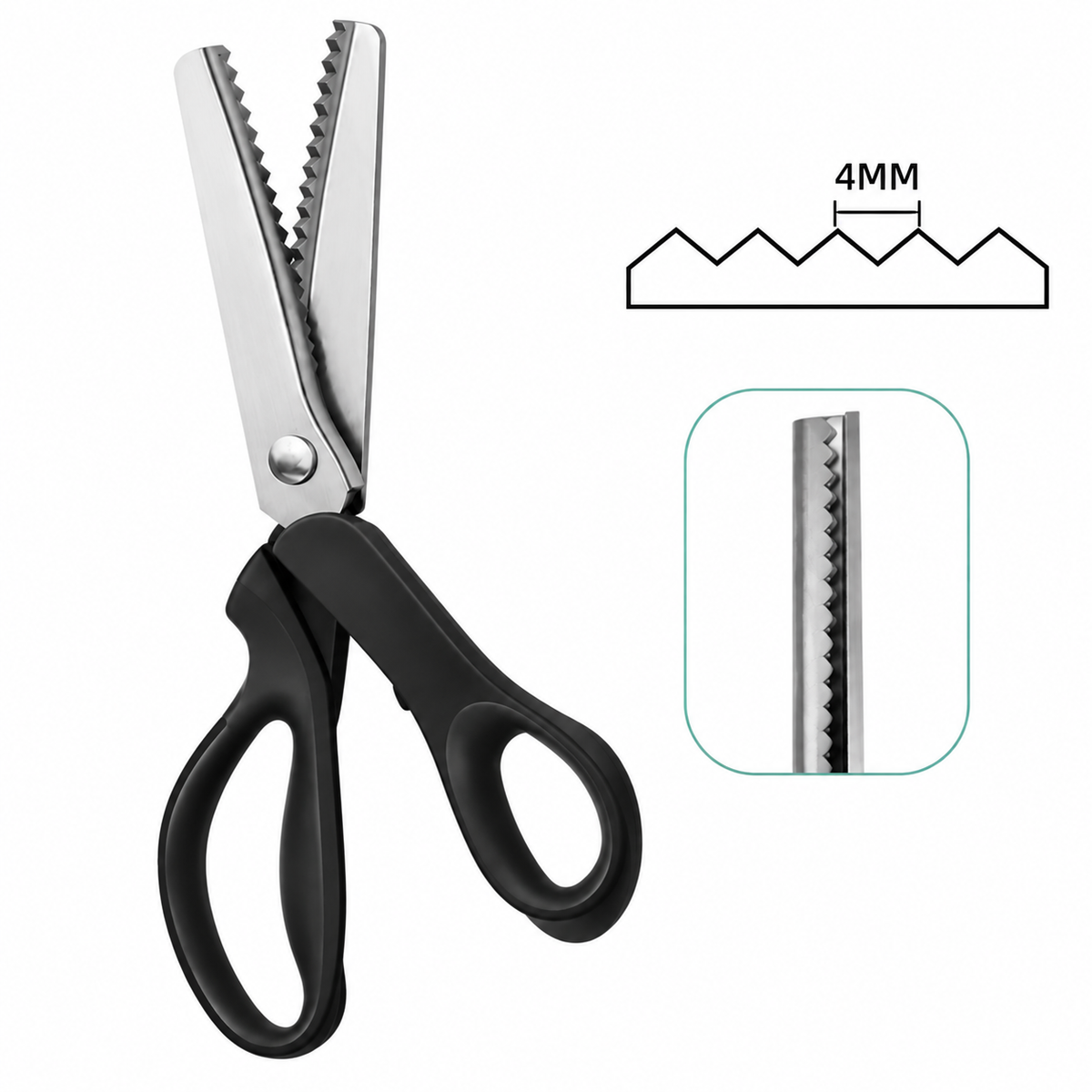 Multipurpose Pinking Shears Serrated Scissors