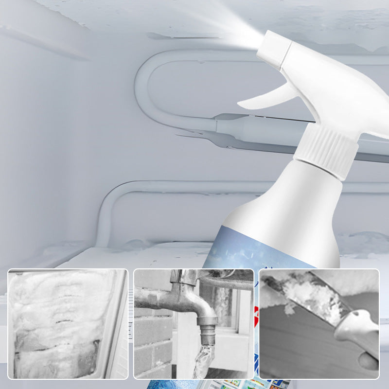 ❄️ Freezer Ice Remover Spray – Rapid Defrost & Easy Cleaning 🎁 Free Scraper Included