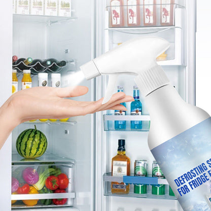 ❄️ Freezer Ice Remover Spray – Rapid Defrost & Easy Cleaning 🎁 Free Scraper Included