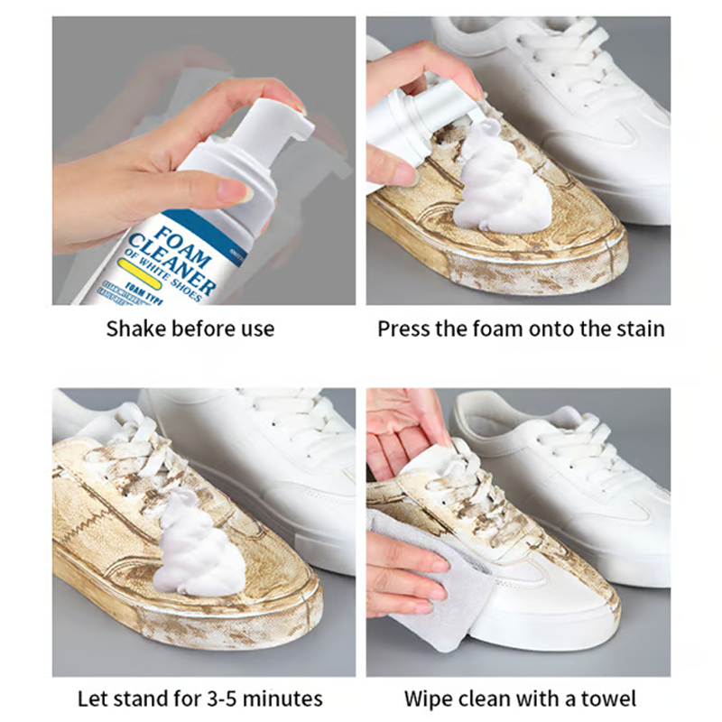 🏆Hot Sale 49% OFF⏳Universal Portable No-Rinse Foam Cleaner for Shoes