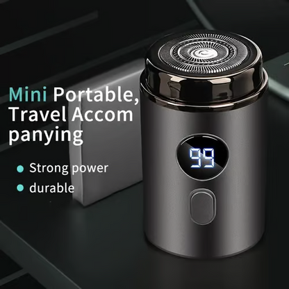 ⏰LAST DAY 55%OFF🔥Smart Mini Electric Shaver – LED Display, Waterproof & Portable