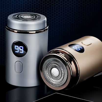⏰LAST DAY 55%OFF🔥Smart Mini Electric Shaver – LED Display, Waterproof & Portable