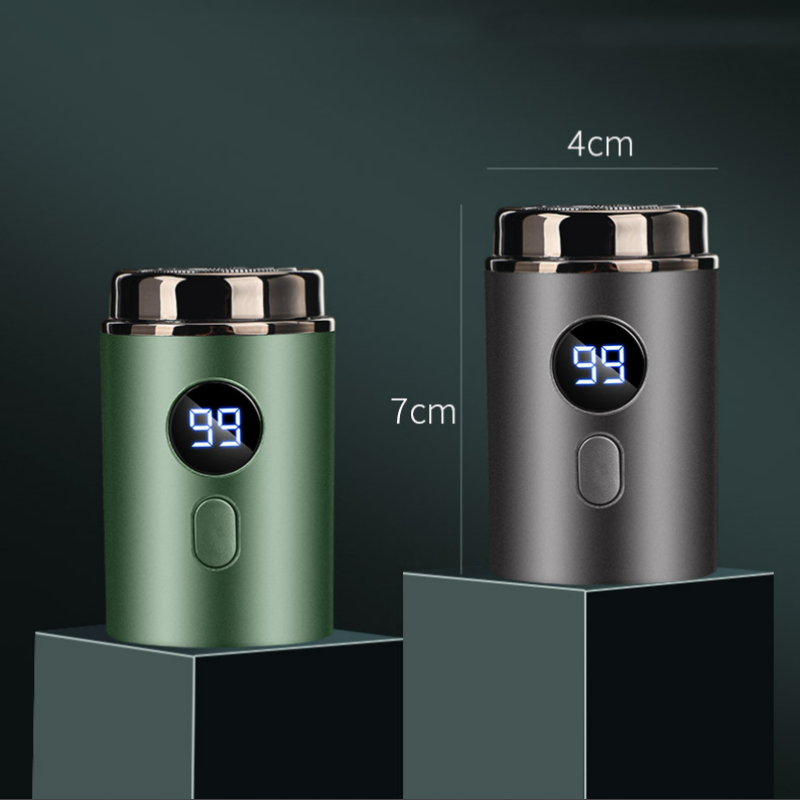 ⏰LAST DAY 55%OFF🔥Smart Mini Electric Shaver – LED Display, Waterproof & Portable