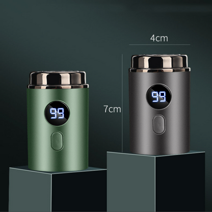 ⏰LAST DAY 55%OFF🔥Smart Mini Electric Shaver – LED Display, Waterproof & Portable