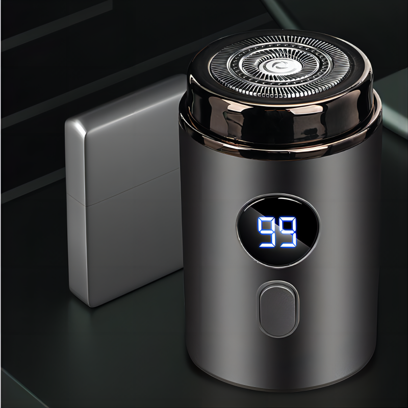 ⏰LAST DAY 55%OFF🔥Smart Mini Electric Shaver – LED Display, Waterproof & Portable