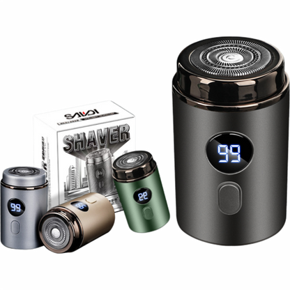 ⏰LAST DAY 55%OFF🔥Smart Mini Electric Shaver – LED Display, Waterproof & Portable