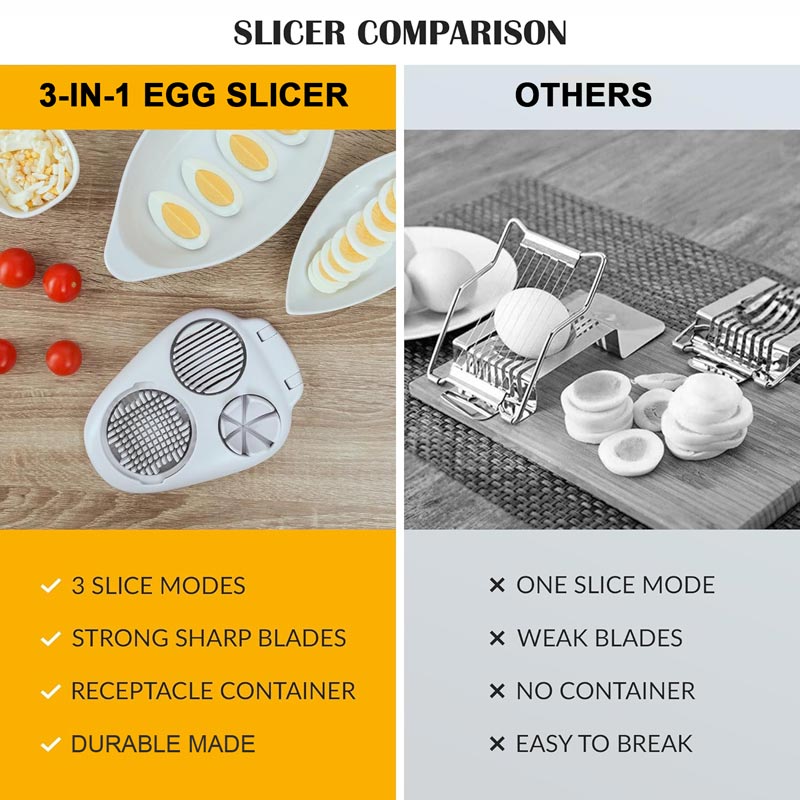 🔥HOT SALE 3 en 1 egg slicer