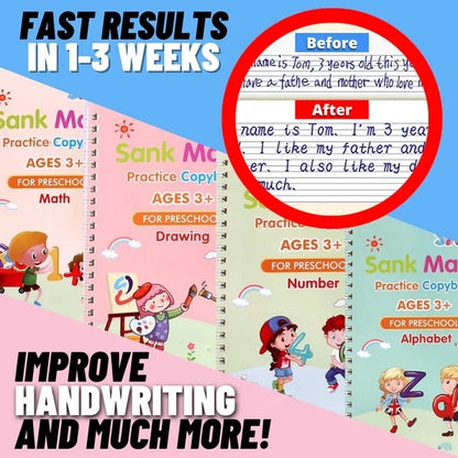 🔥 LIMITED SALE📚 Magic Reusable Writing Workbook — Fun Learning for Kids