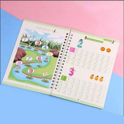 🔥 LIMITED SALE📚 Magic Reusable Writing Workbook — Fun Learning for Kids