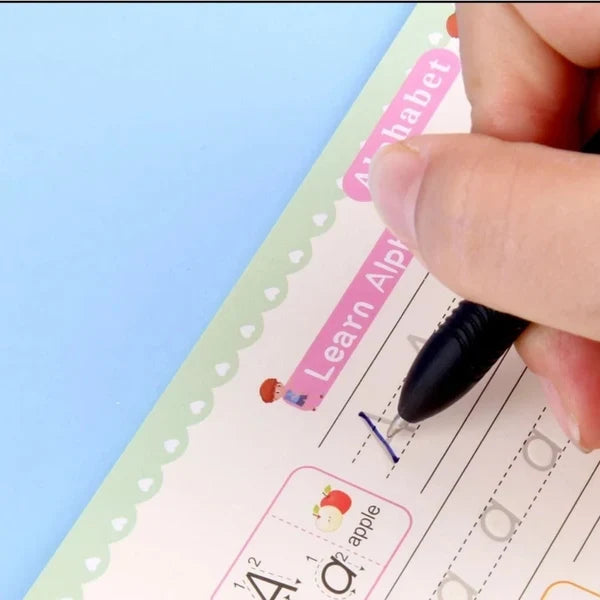 🔥 LIMITED SALE📚 Magic Reusable Writing Workbook — Fun Learning for Kids