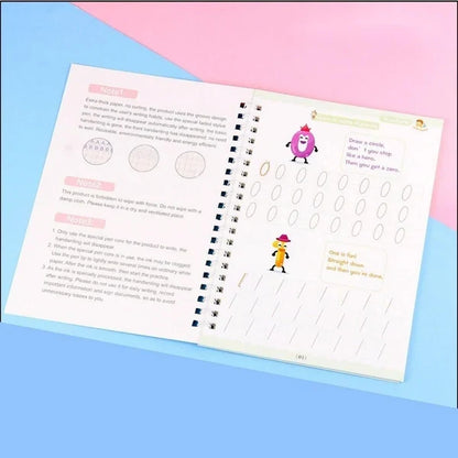 🔥 LIMITED SALE📚 Magic Reusable Writing Workbook — Fun Learning for Kids