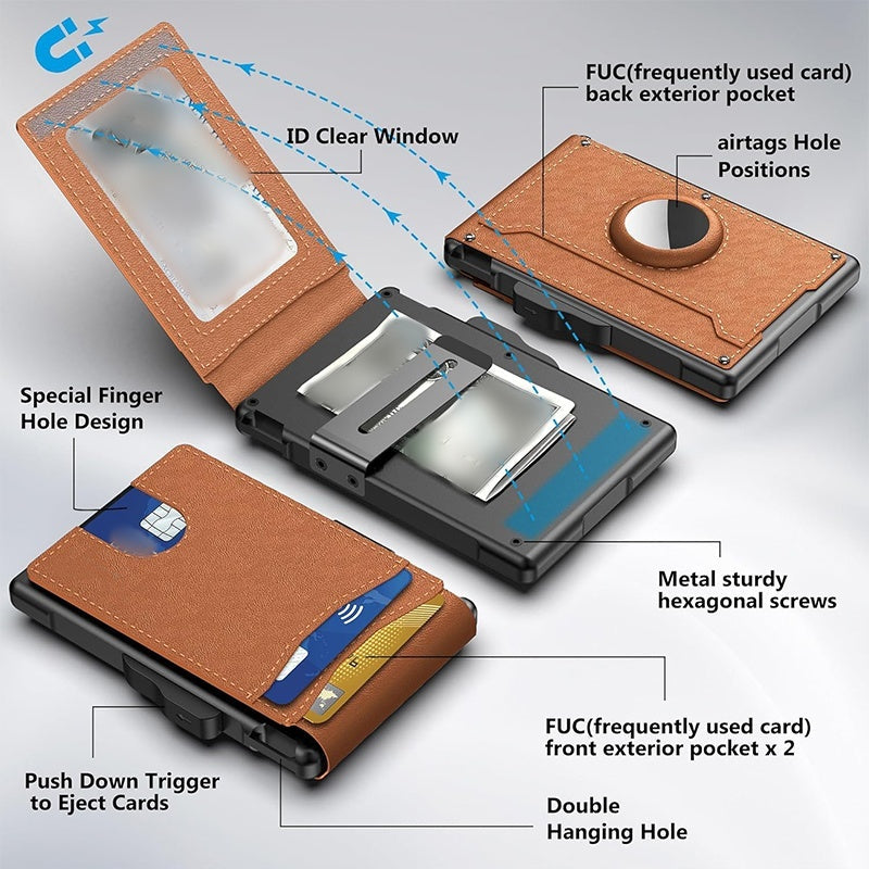 ✨LAST DAY ONLY 49% OFF🔥Men's Business Style Pu Leather Card Slots