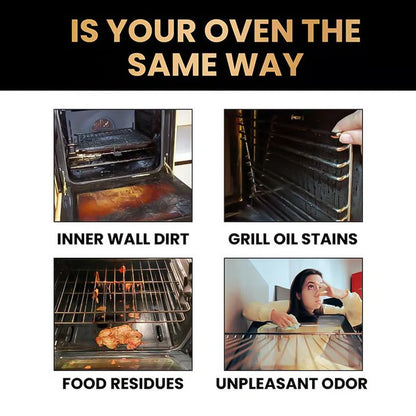 📢📢Buy 2 get 1 free⏰Oven & Grill Cleaner Spray – Dissolves Grease in 5 Minutes