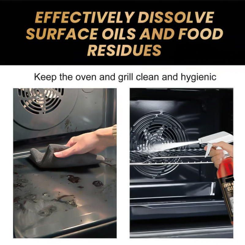 📢📢Buy 2 get 1 free⏰Oven & Grill Cleaner Spray – Dissolves Grease in 5 Minutes