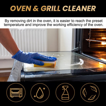 📢📢Buy 2 get 1 free⏰Oven & Grill Cleaner Spray – Dissolves Grease in 5 Minutes