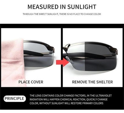 2026 Photochromic Sunglasses with Anti-Reflective Polarized Lenses (50% Off) 😎