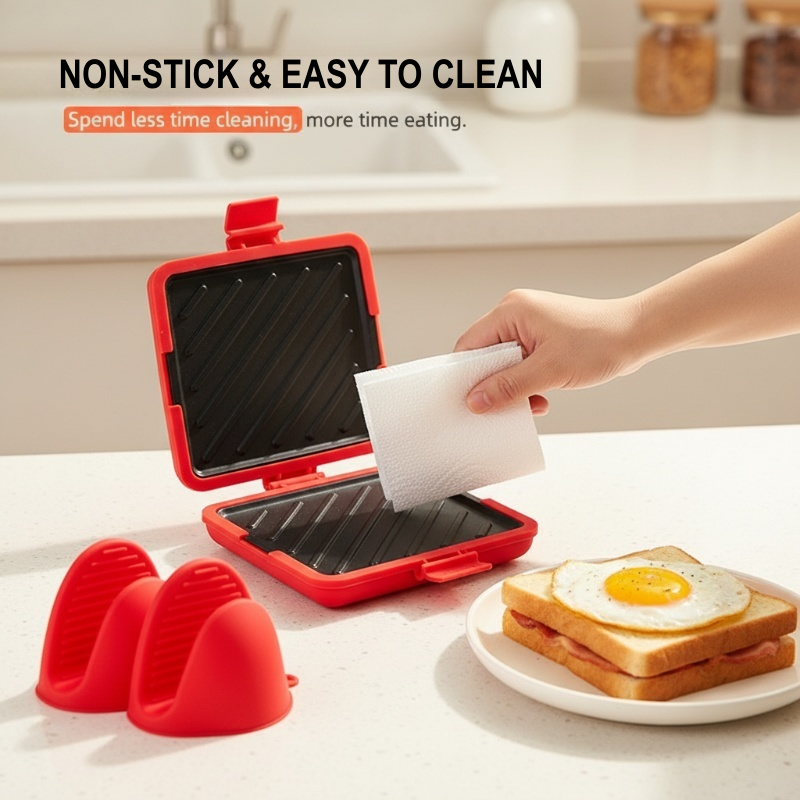🔥2026 New Arrivals: 50% Off for a Limited Time!🔥Microwave Toaster & Sandwich Maker For Fast Cooking