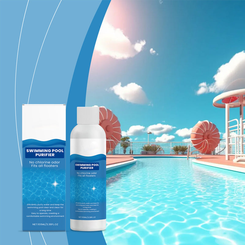 🏊‍♂️Summer Sale 50% off!💧Swimming Pool Purifying Liquid – Crystal Clear Water, Zero Hassle! 💙