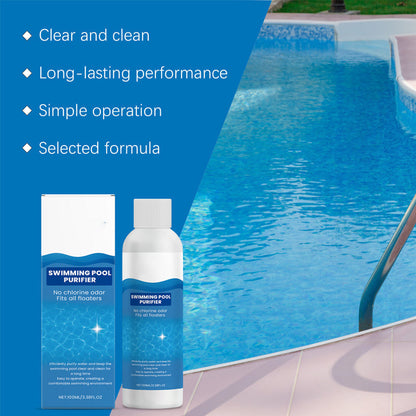 🏊‍♂️Summer Sale 50% off!💧Swimming Pool Purifying Liquid – Crystal Clear Water, Zero Hassle! 💙