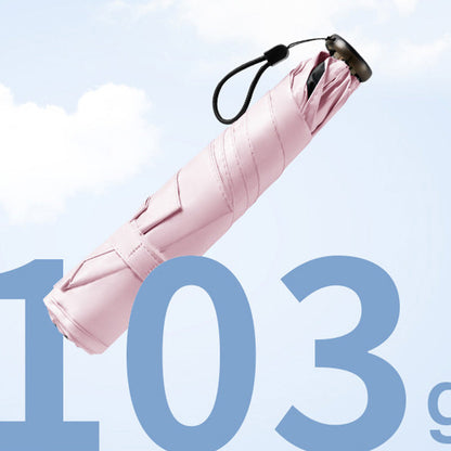 ☂️ Pocket-Size Featherlight Umbrella – Sun & Rain Protection Anywhere