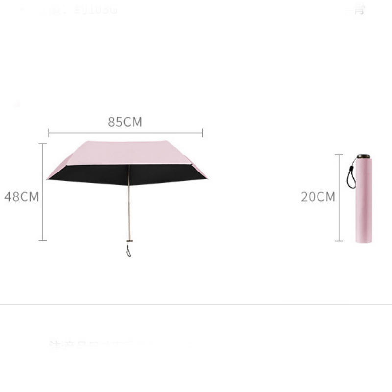 ☂️ Pocket-Size Featherlight Umbrella – Sun & Rain Protection Anywhere