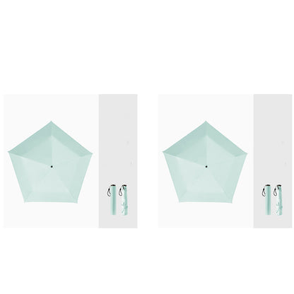 ☂️ Pocket-Size Featherlight Umbrella – Sun & Rain Protection Anywhere