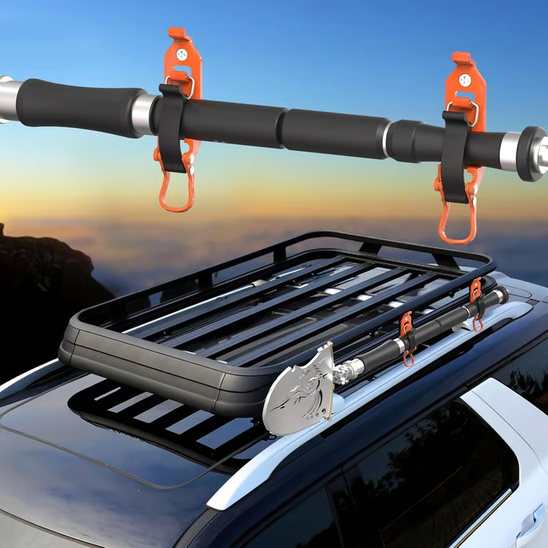 🚙🔧 Heavy-Duty Tool Holder Clamps – Secure Axes, Shovels & Roof Rack Equipment