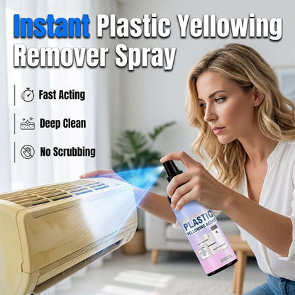 🔥50% OFF NOW🧴 Multi‑Purpose Plastic Yellowing Remover Spray – From Yellowed to Bright White in Seconds! ✨💪 No scrubbing, no replacing – just spray, wait, and restore. 🛠️🟡