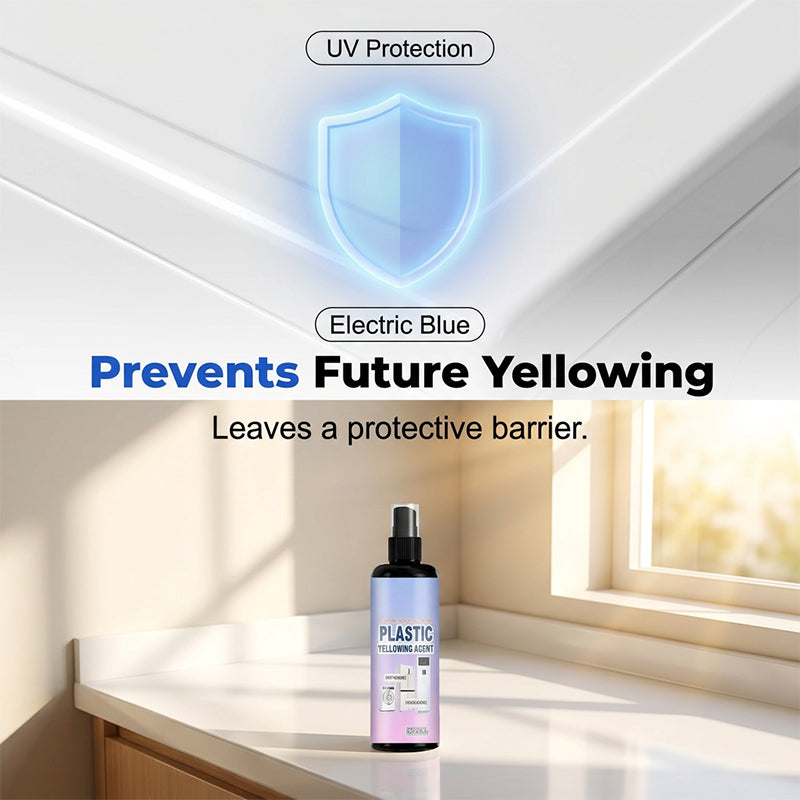 🔥50% OFF NOW🧴 Multi‑Purpose Plastic Yellowing Remover Spray – From Yellowed to Bright White in Seconds! ✨💪 No scrubbing, no replacing – just spray, wait, and restore. 🛠️🟡