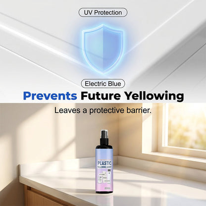 🔥50% OFF NOW🧴 Multi‑Purpose Plastic Yellowing Remover Spray – From Yellowed to Bright White in Seconds! ✨💪 No scrubbing, no replacing – just spray, wait, and restore. 🛠️🟡